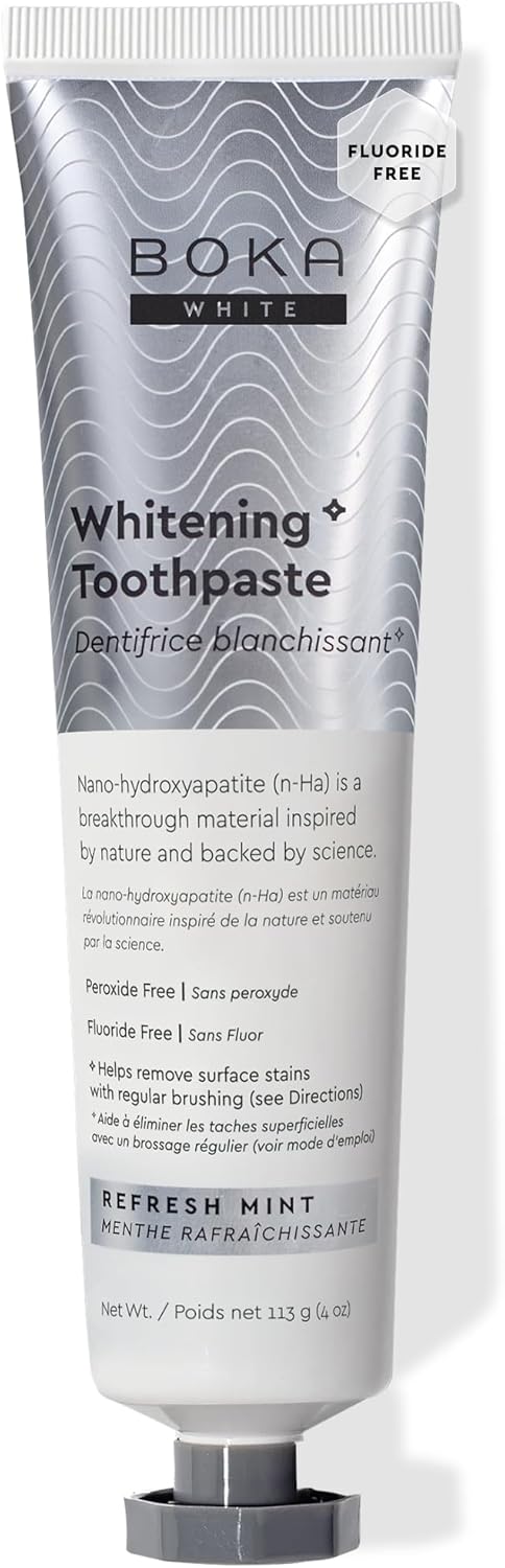 Boka Fluoride Free Nano Hydroxyapatite Toothpaste - Adult & Kids - Appropriate f...