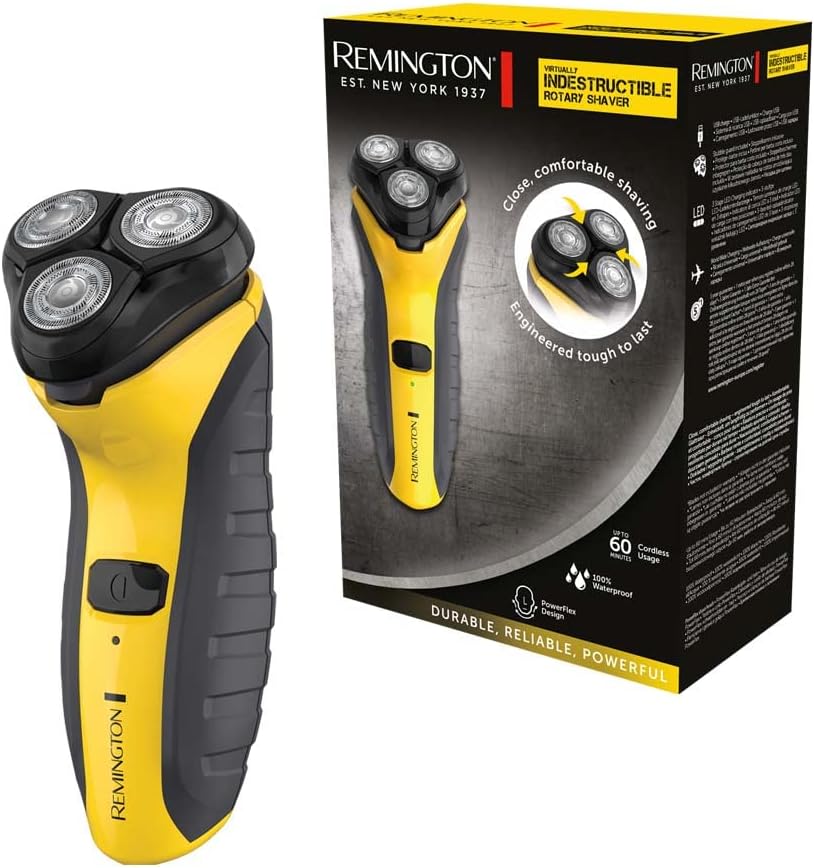 Remington Virtually Indestructible Men's Electric Shaver (Cordless, Wet & Dry, R...