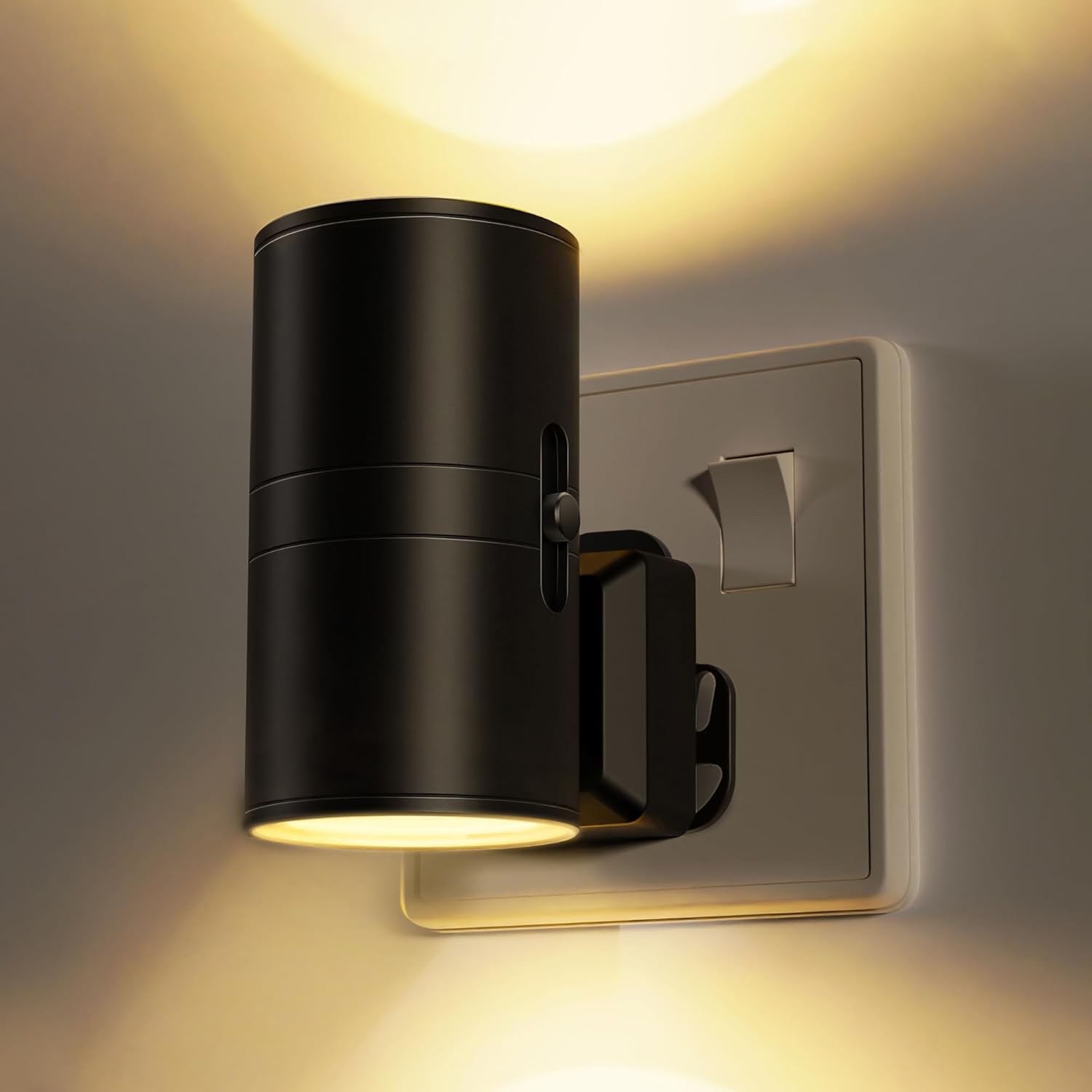 LOHAS-LED Night Light Plug in Wall, Dimmable Night Light with Dusk to Dawn Senso...