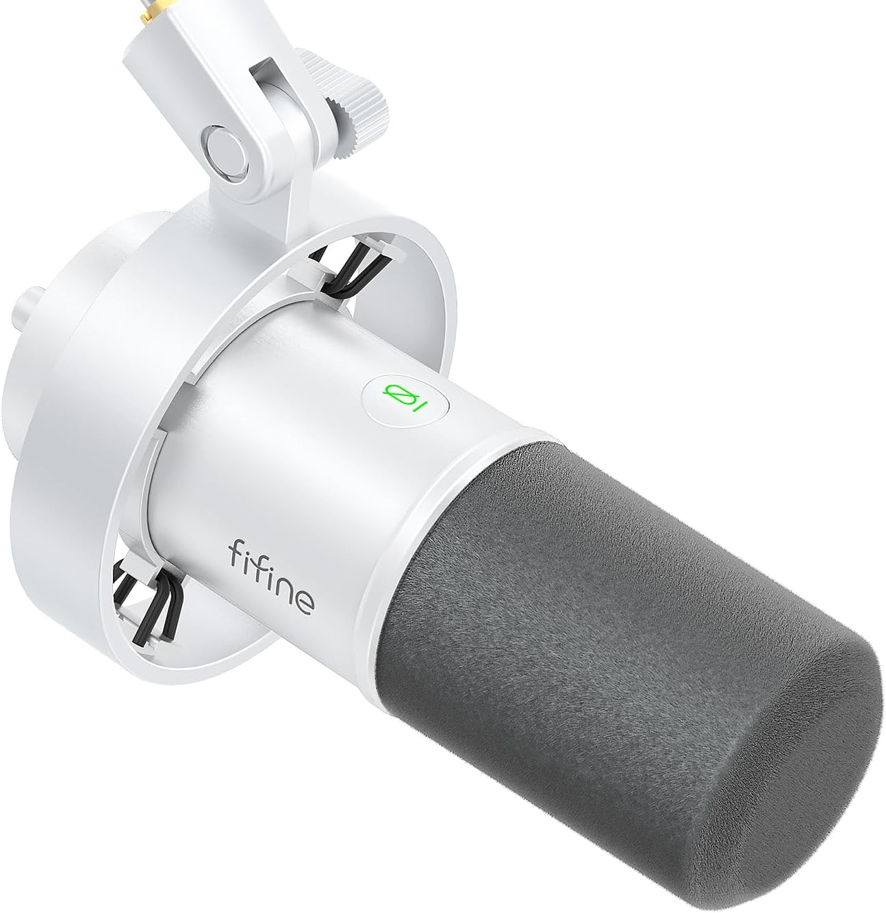 FIFINE XLR/USB Dynamic Microphone for Podcast, Vocal Recording Mic for PC with M...
