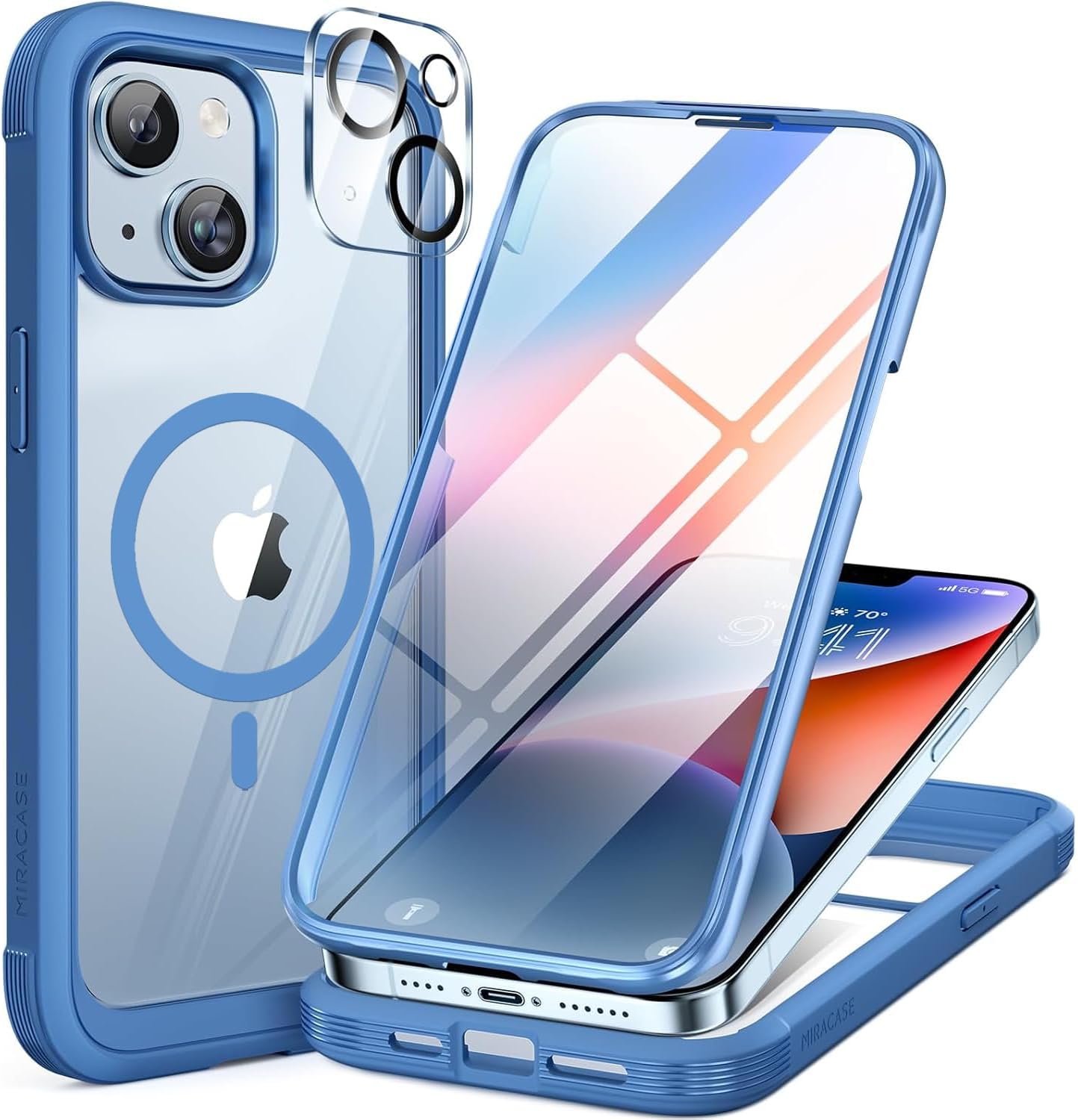 Top-Quality Miracase Magnetic Case, Premium Phone Case for iPhone 14, Reliable F...