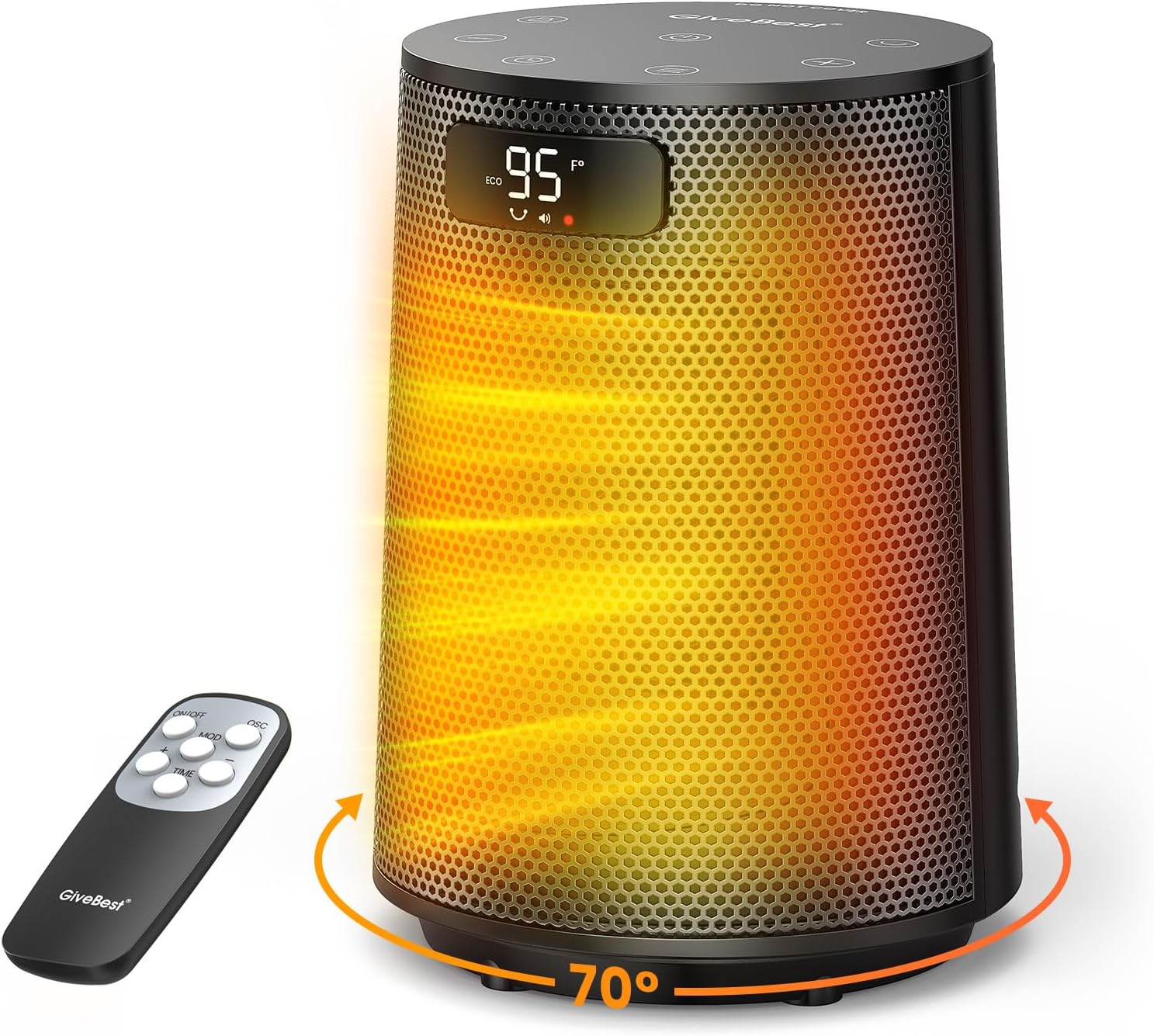 GiveBest Space Heater, Special Electric Portable Heater for Indoor Use with Ther...