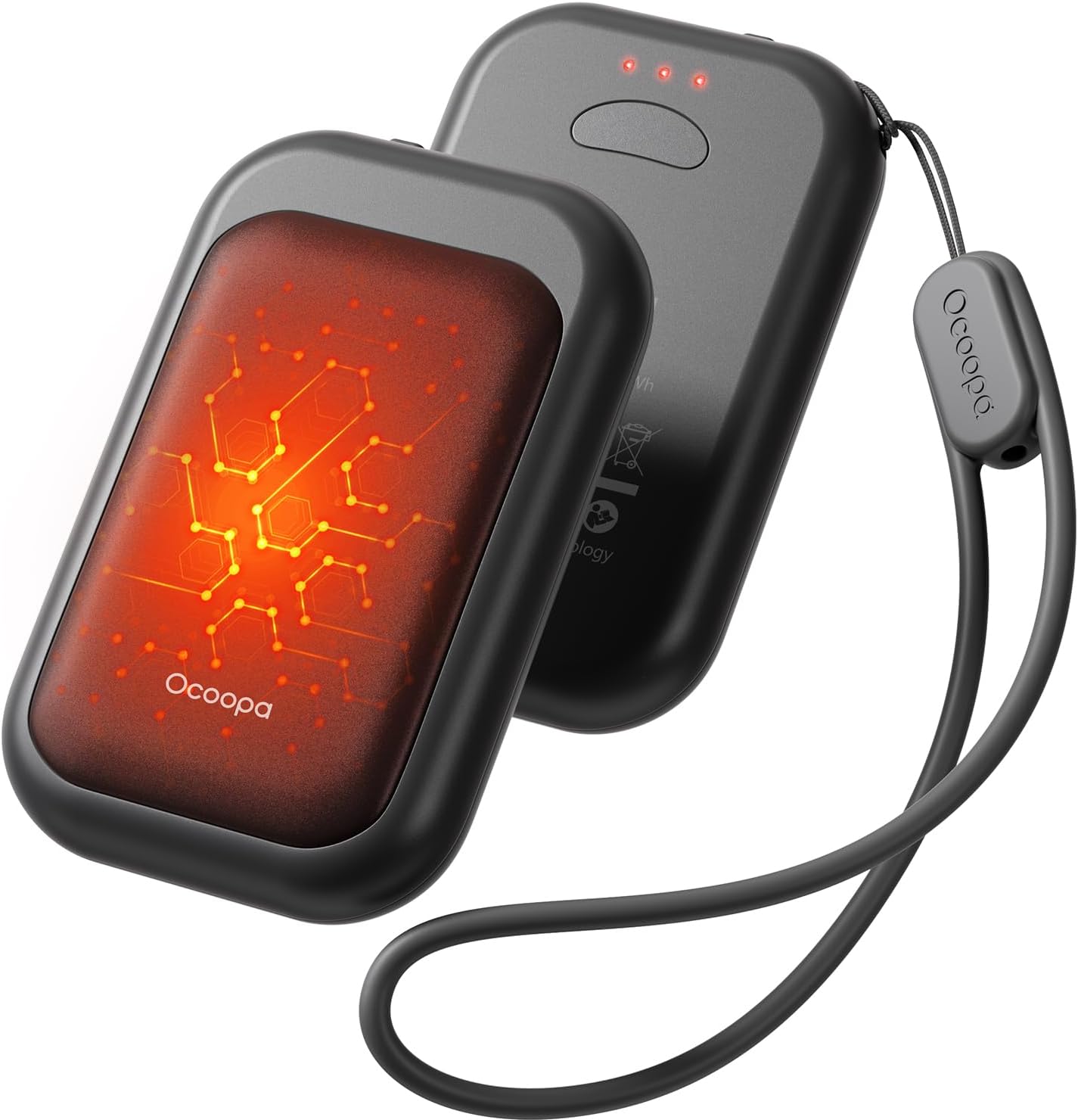 OCOOPA Magnetic Rechargeable Hand Warmers 2 Pack, Card-Style Electric AI Hand Wa...