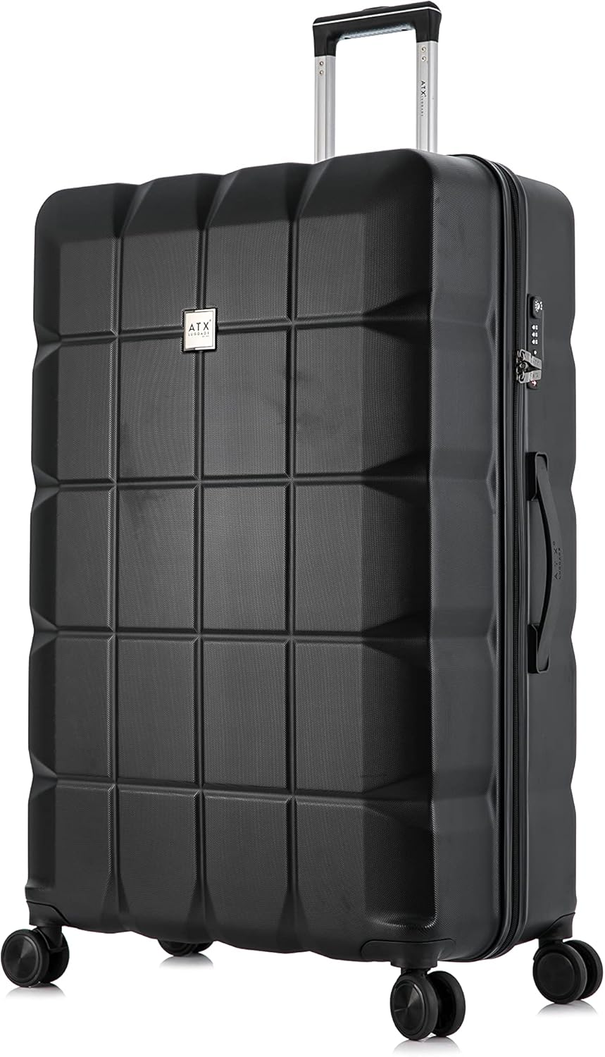 ATX Luggage, Special Extra Large Suitcase with Super Lightweight Durable ABS Har...