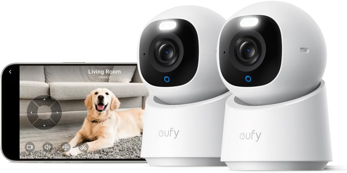 Latest eufy Indoor Cam E30 2-Cam Kit, Special 4K UHD Security Camera, Innovative...