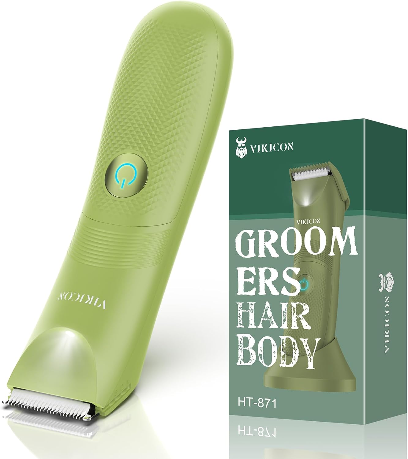 VIKICON Body Hair Trimmer for Men, Innovative Manscape Ball Trimmer, Special Gro...