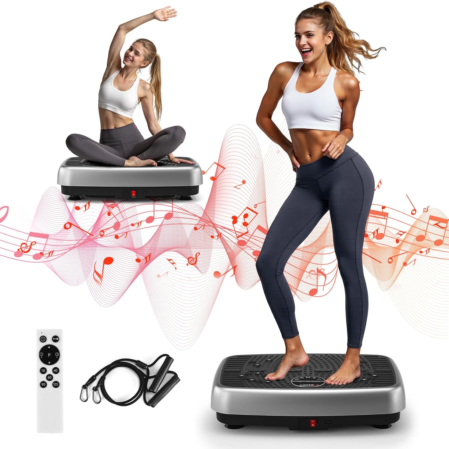 Vibration Plate, Vibration Plate Exercise Machine For Lymphatic Drainage, 2025 U...