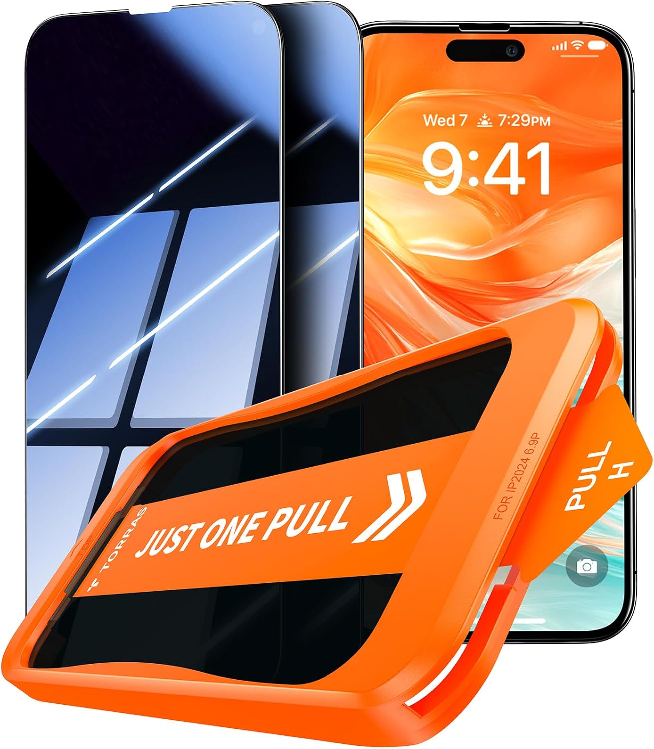 TORRAS Screen Protector, Special for iPhone 17 Pro, Innovative Privacy Glass Scr...