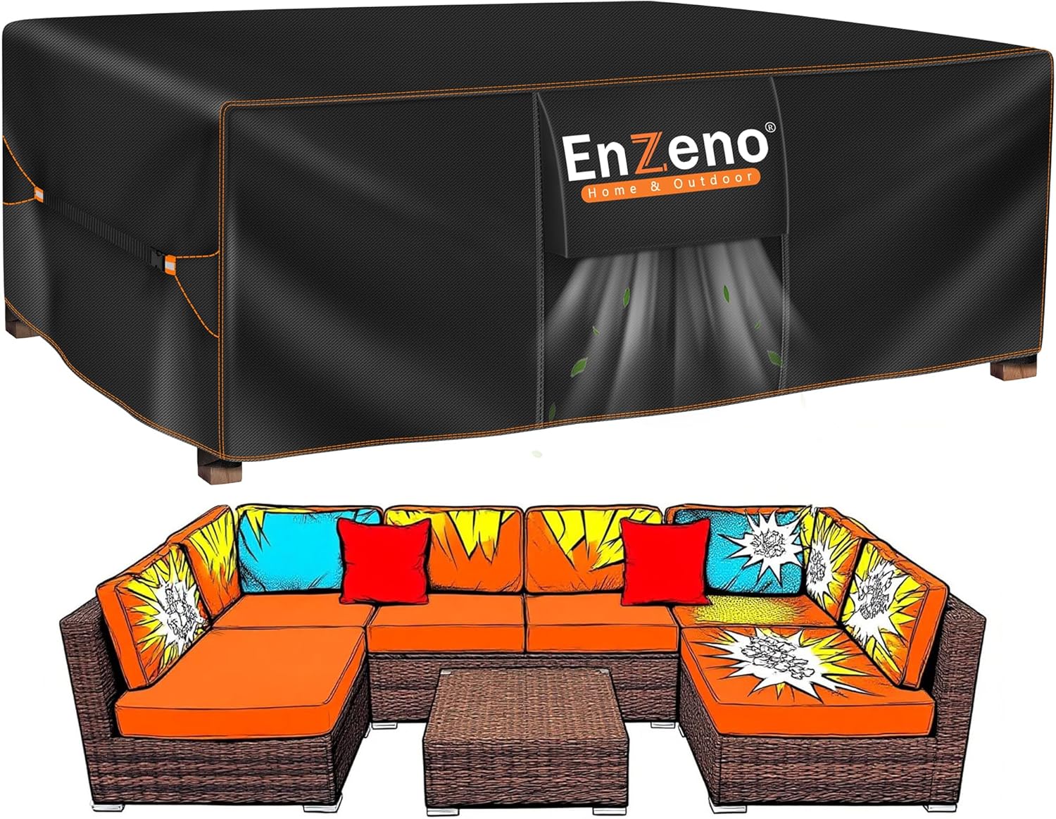 Enzeno Large Garden Furniture Cover, Special Outdoor Furniture Protection, Innov...