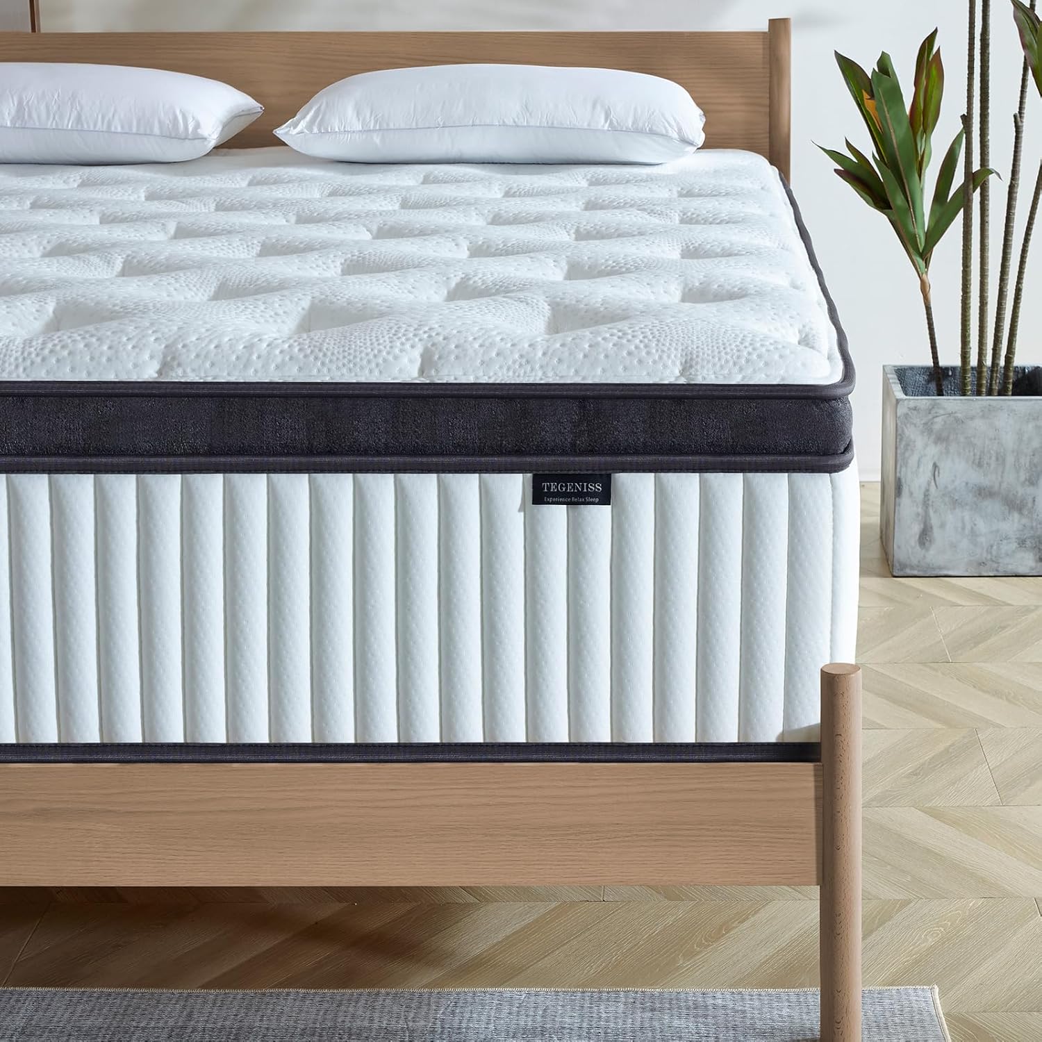 Full Size Mattress, 12 Inch Memory Foam, Independent Spring, Soft and Comfortabl...
