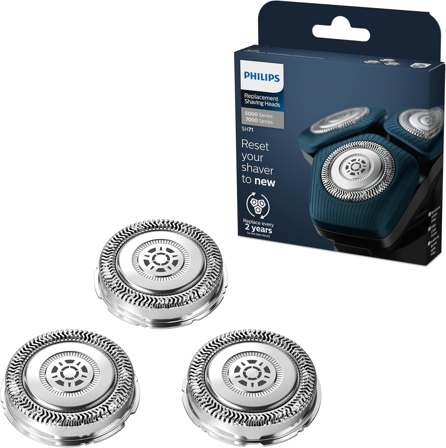 Philips SH71/50 Shaving Heads compatible with Philips Shavers Series 7000 (S7XXX...