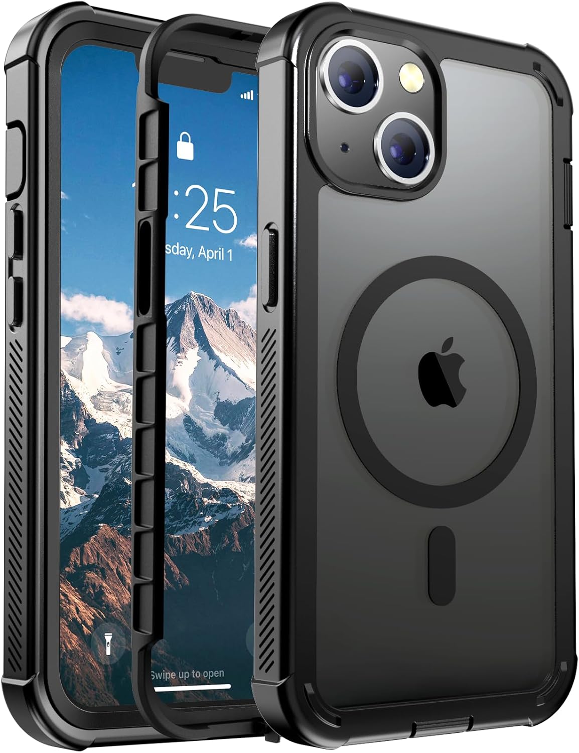 Magnetic for iPhone 13 Case, [Compatible with MagSafe][Military Grade Drop Prote...