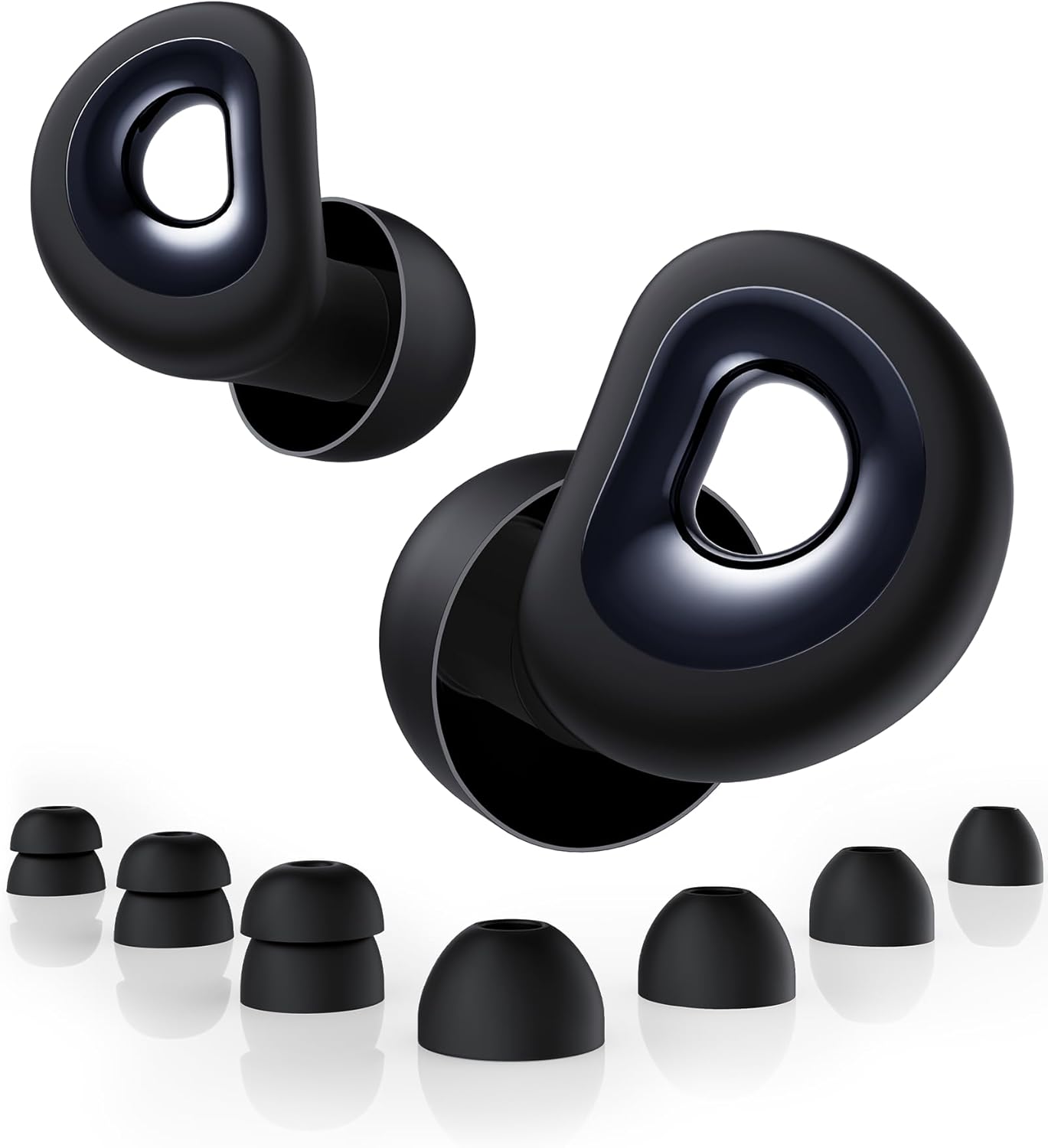 50dB Ear Plugs for Sleeping, Ultralight Noise Cancelling Ear Plugs with 7 Tips (...