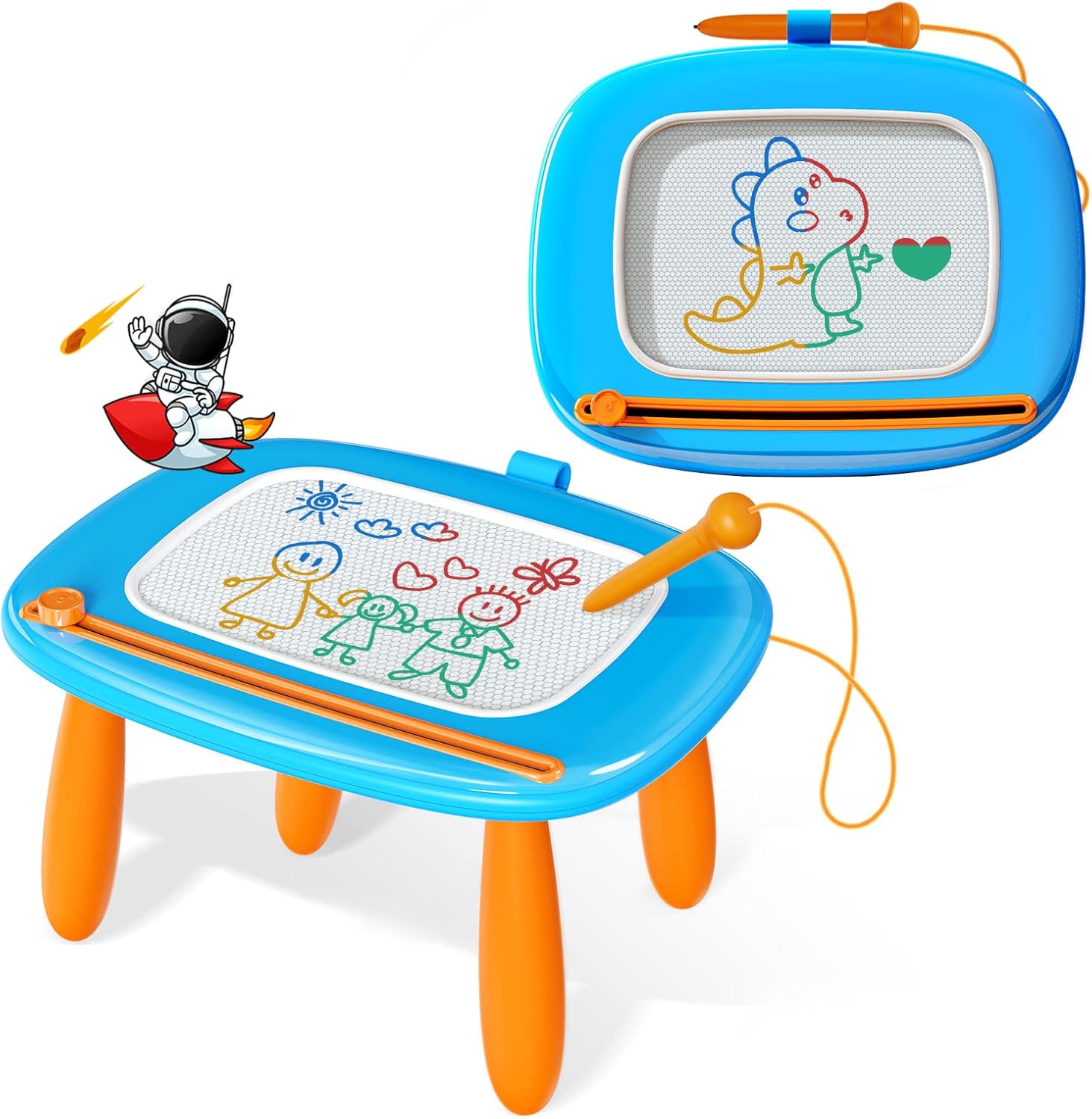 Kikidex Magnetic Drawing Board, Toddler Girl Toys for 1-2 Year Old, Doodle Board...