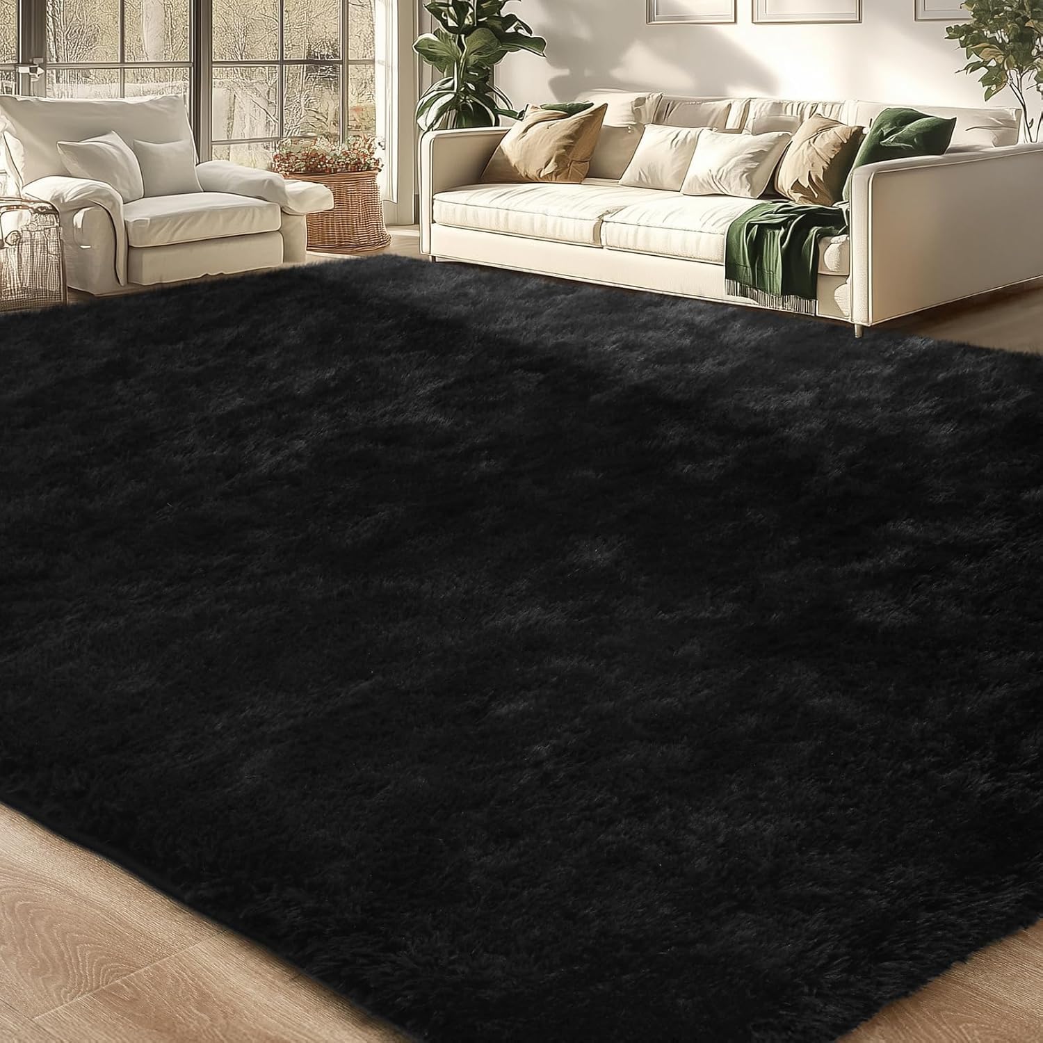 Merelax Soft Area Rug, High-Quality Machine Washable Rug for Livingroom Bedroom,...