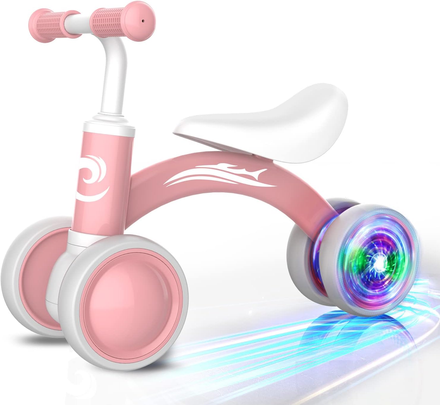 Colorful Lighting Baby Balance Bike Toys for 1 Yea...