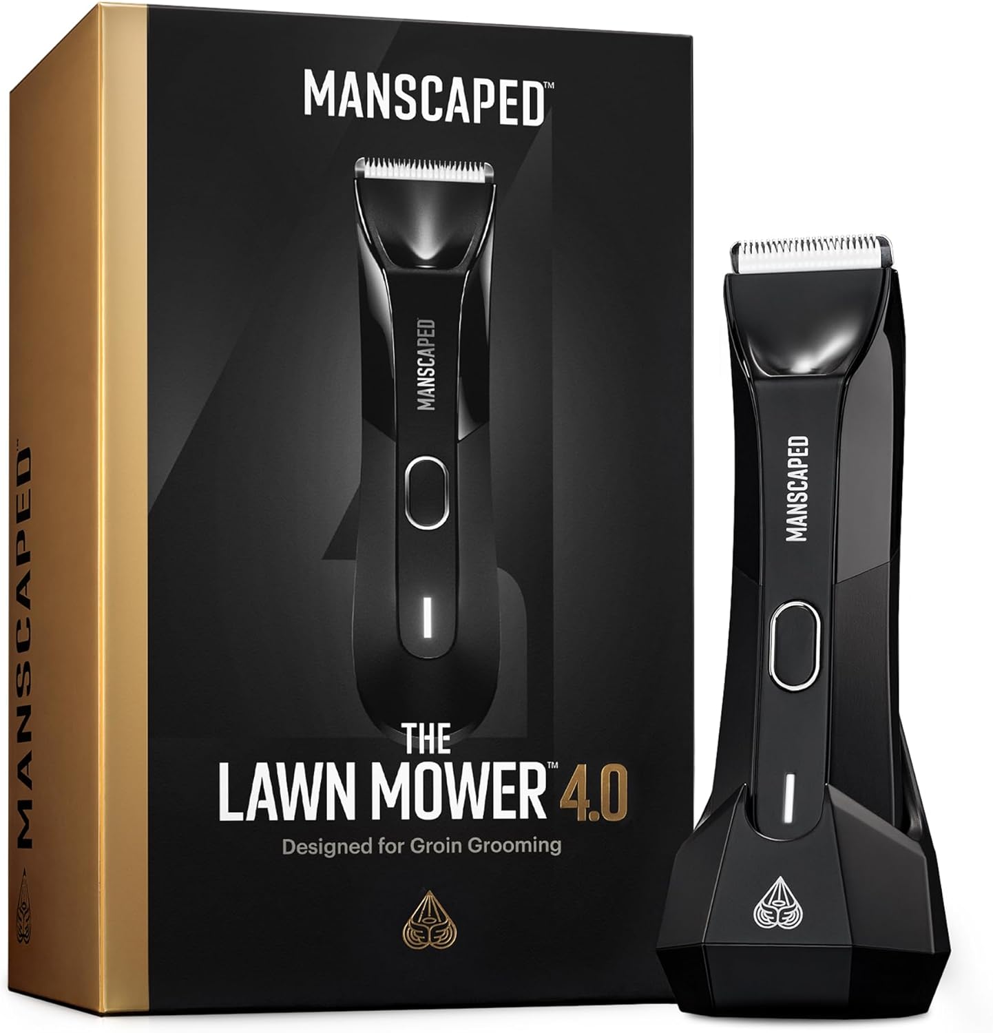 MANSCAPED® The Lawn Mower® 4.0, Electric Groin Hair Trimmer, Replaceable SkinSaf...