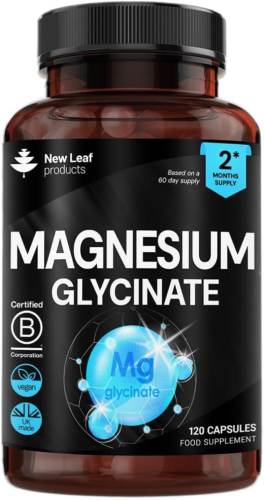 High-Quality Magnesium Glycinate Supplements, New Leaf Products Premium Magnesiu...