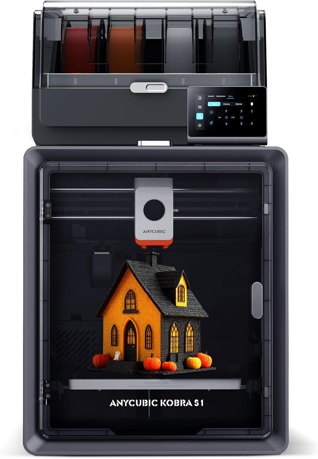 Anycubic Kobra S1 Combo Multi-Color 3D Printer, Fast 600mm/s Printing Auto Level...