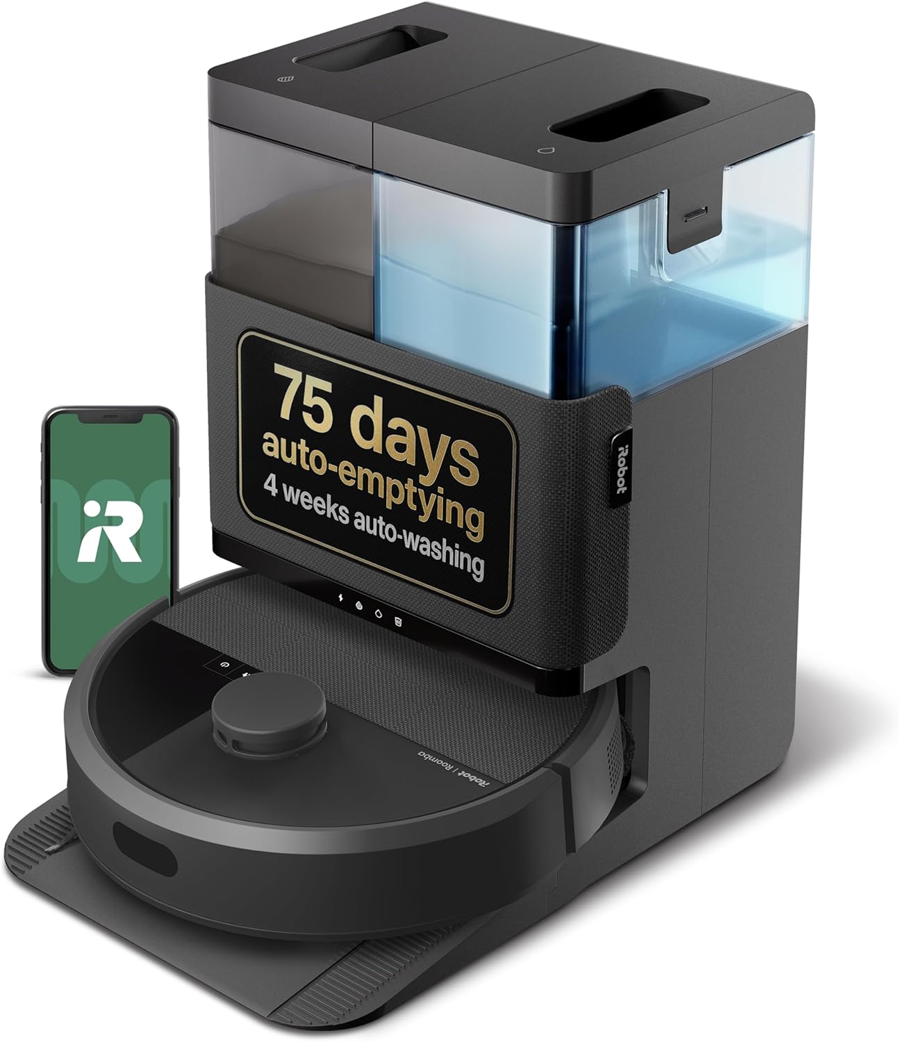 iRobot Roomba Plus 405 (G181) 2in1 Vacuum & Mop Robot with AutoWash Dock - Dual...