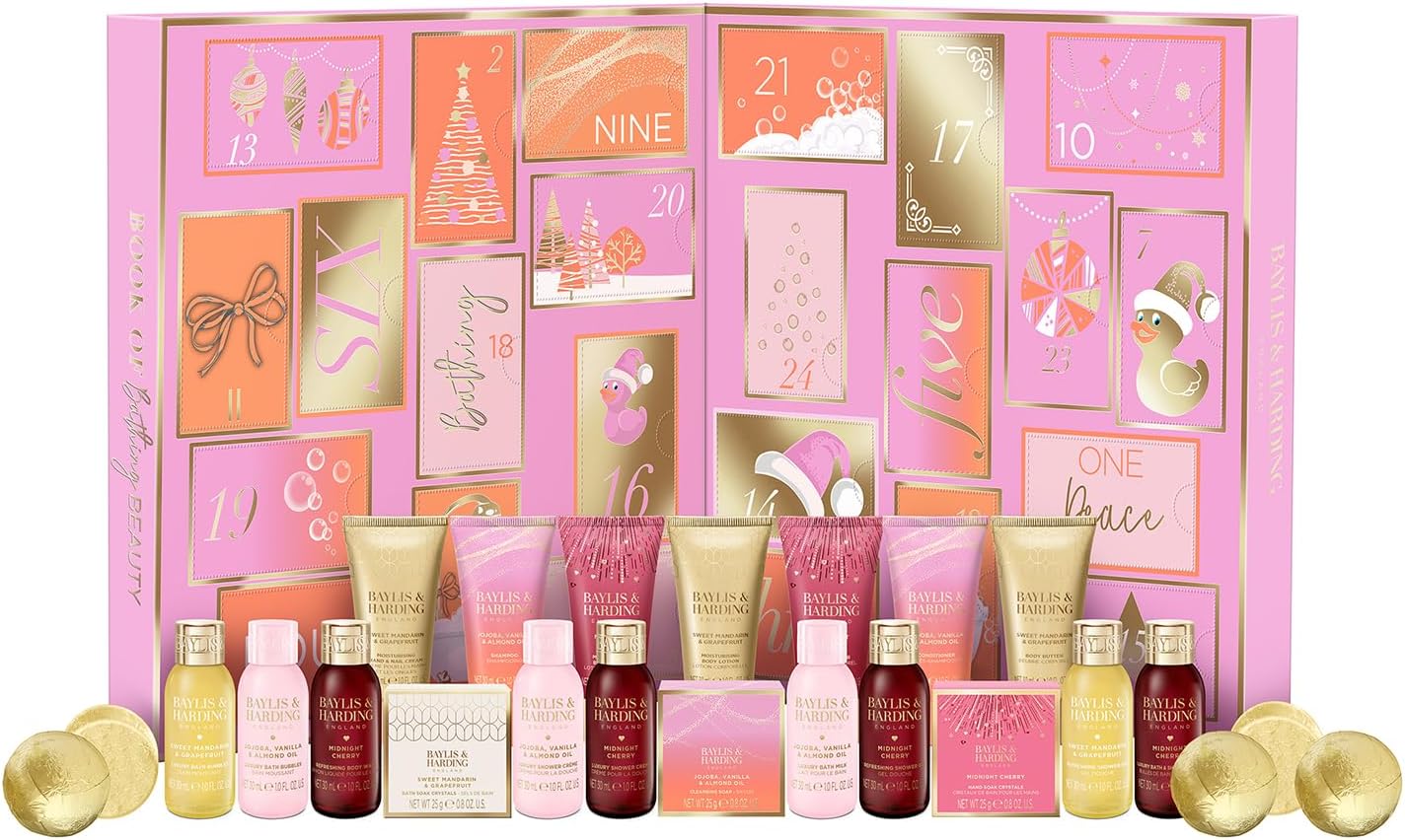 Baylis & Harding Jojoba, Vanilla & Almond Oil Luxury 24 Days of Beauty Advent Ca...