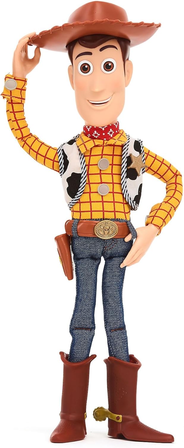 Disney Store Official Sheriff Woody, Special Interactive Talking Action Figure,...