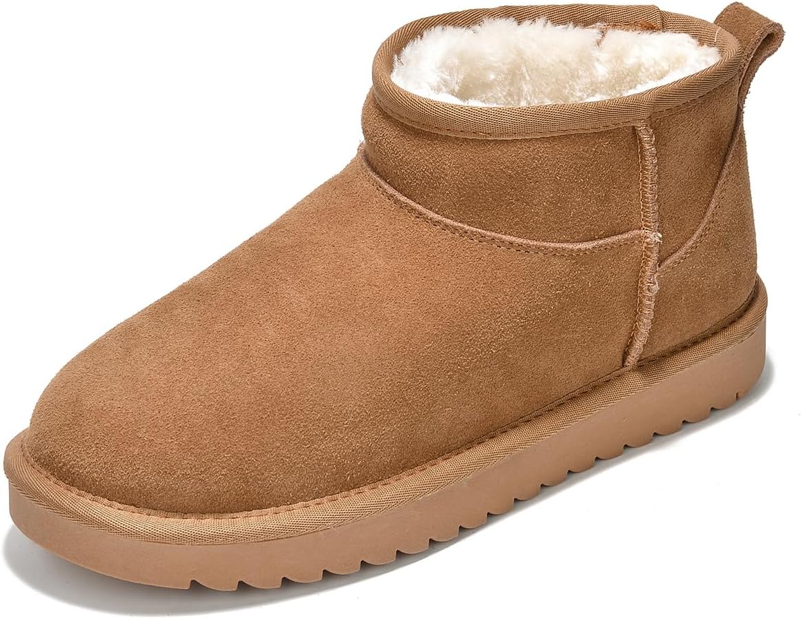 Project Cloud 100% Genuine Leather Ankle Boots for Women - Water Resistant with...