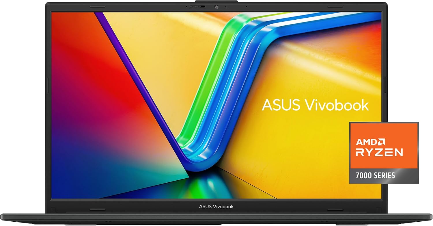 ASUS Vivobook Go 15.6” FHD Slim Laptop, AMD Ryzen 3 7320U Quad Core Processor, 8...