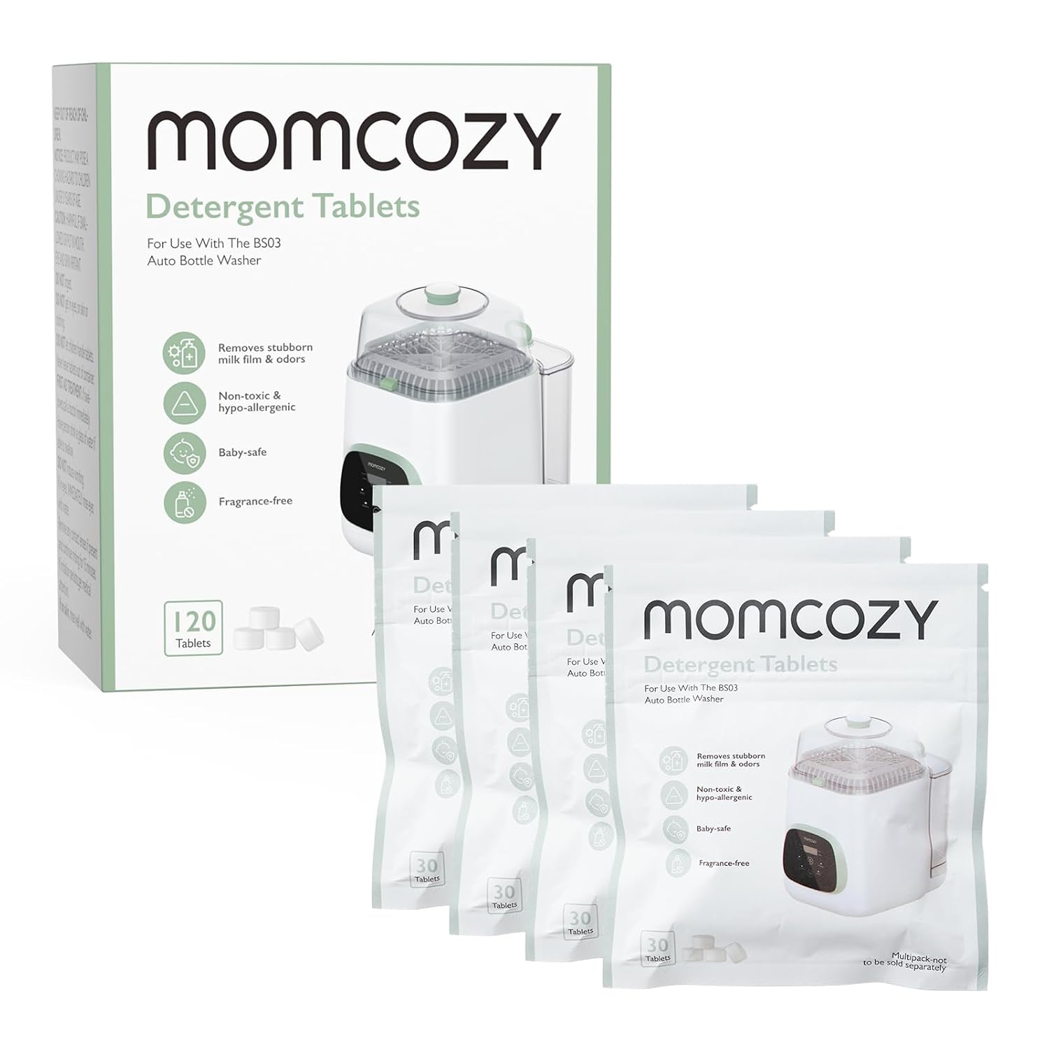 Momcozy Official Washing Block for Momcozy KleanPal Pro Baby Bottle Washer, 120...
