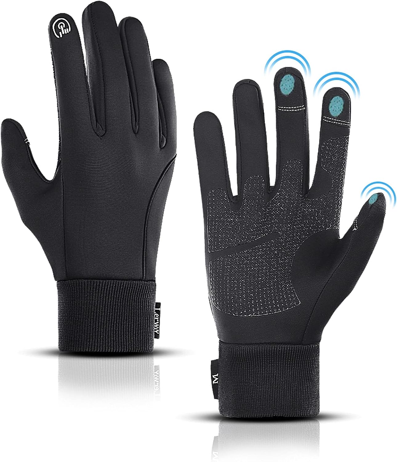 LERWAY Winter Warm Gloves, Touchscreen Gloves Windproof Water-Resistant Thermal...