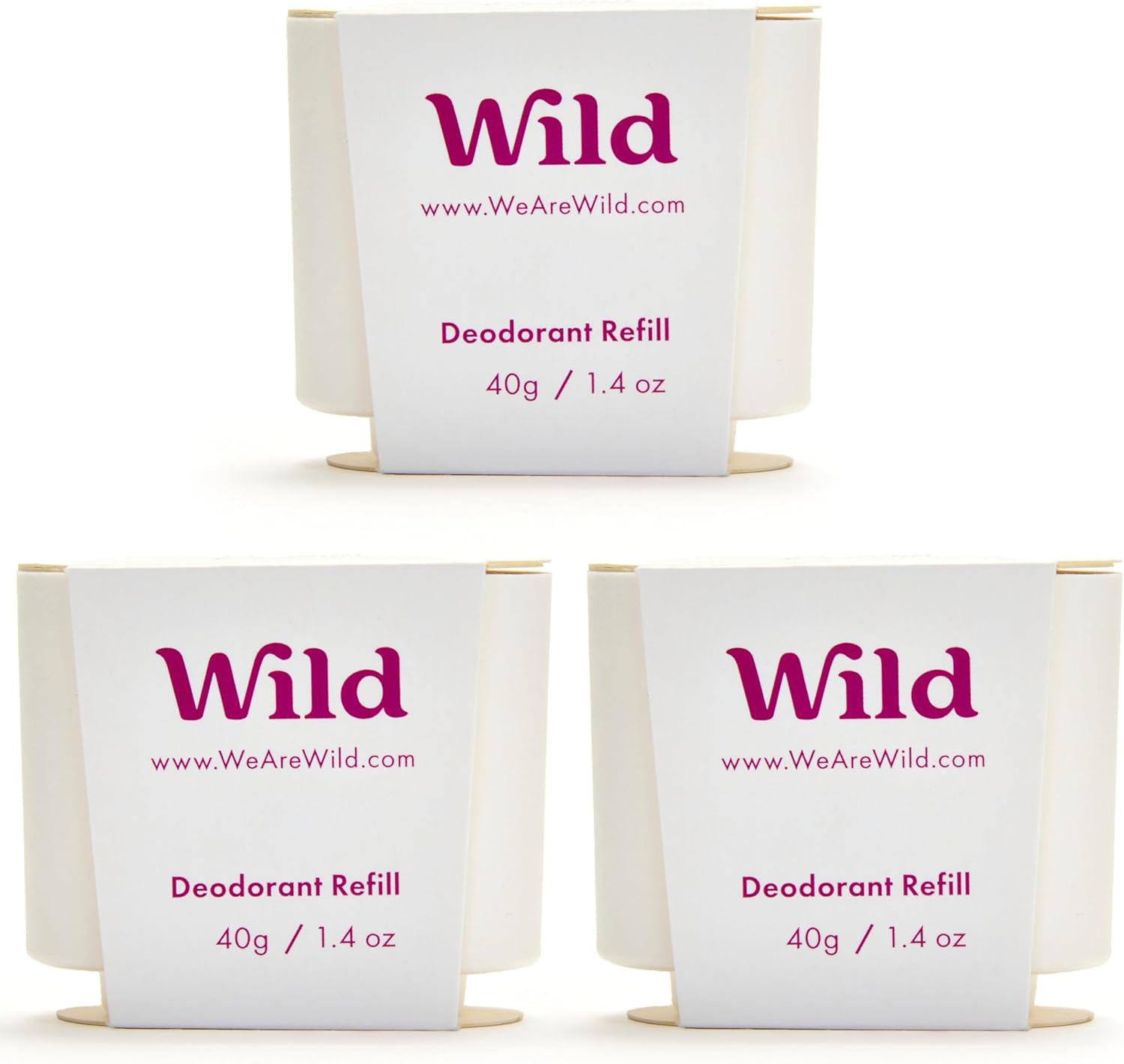 Exceptional Wild Natural Deodorant, Eco-Friendly Refillable Deodorant with Cocon...
