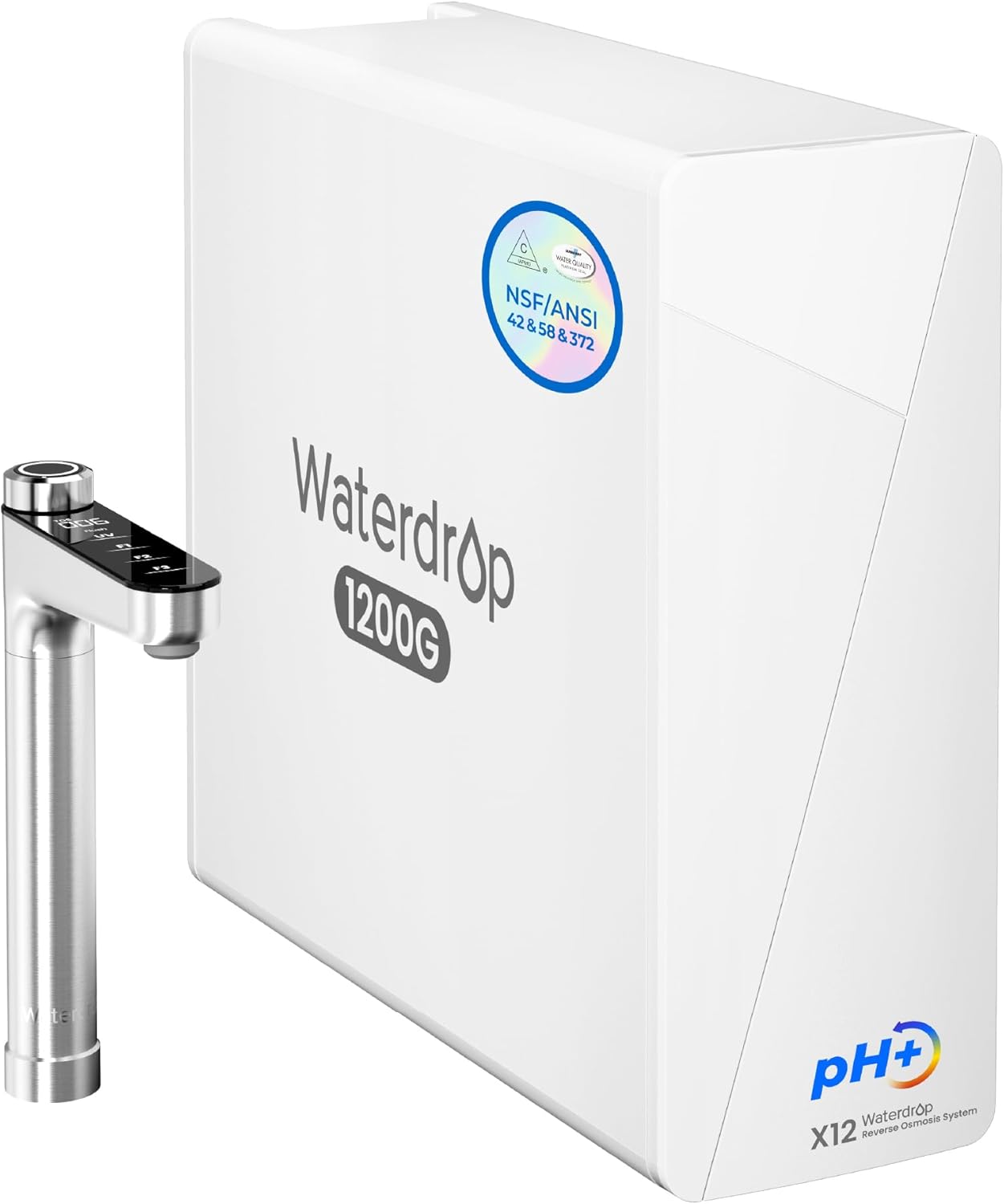 Waterdrop X12-Alkaline Mineral pH+ Reverse Osmosis...