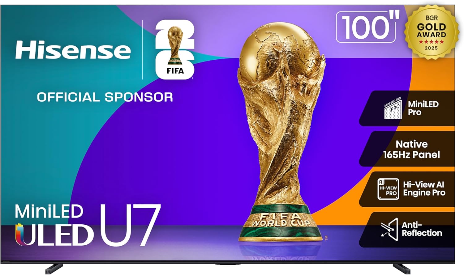 Hisense 100" U7 Mini-LED ULED 4K UHD Best Premium...