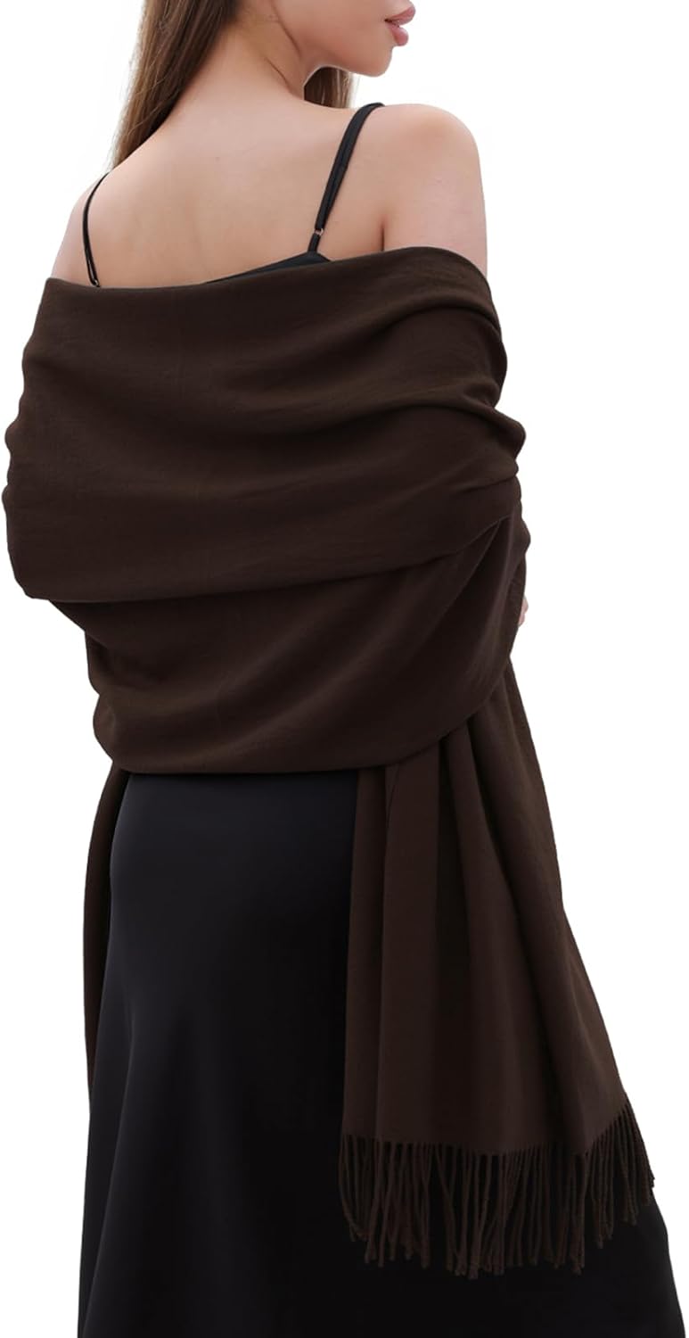 Exclusive RIIQIICHY Pashmina Shawls, Elegant Wraps for Women, Special Wedding Sh...