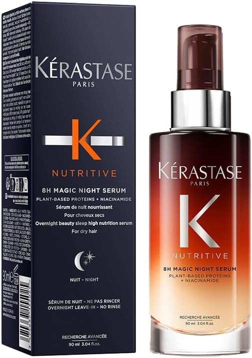 Kérastase Nutritive Nourishing Hair Serum with Niacinamide, Overnight Leave-In T...