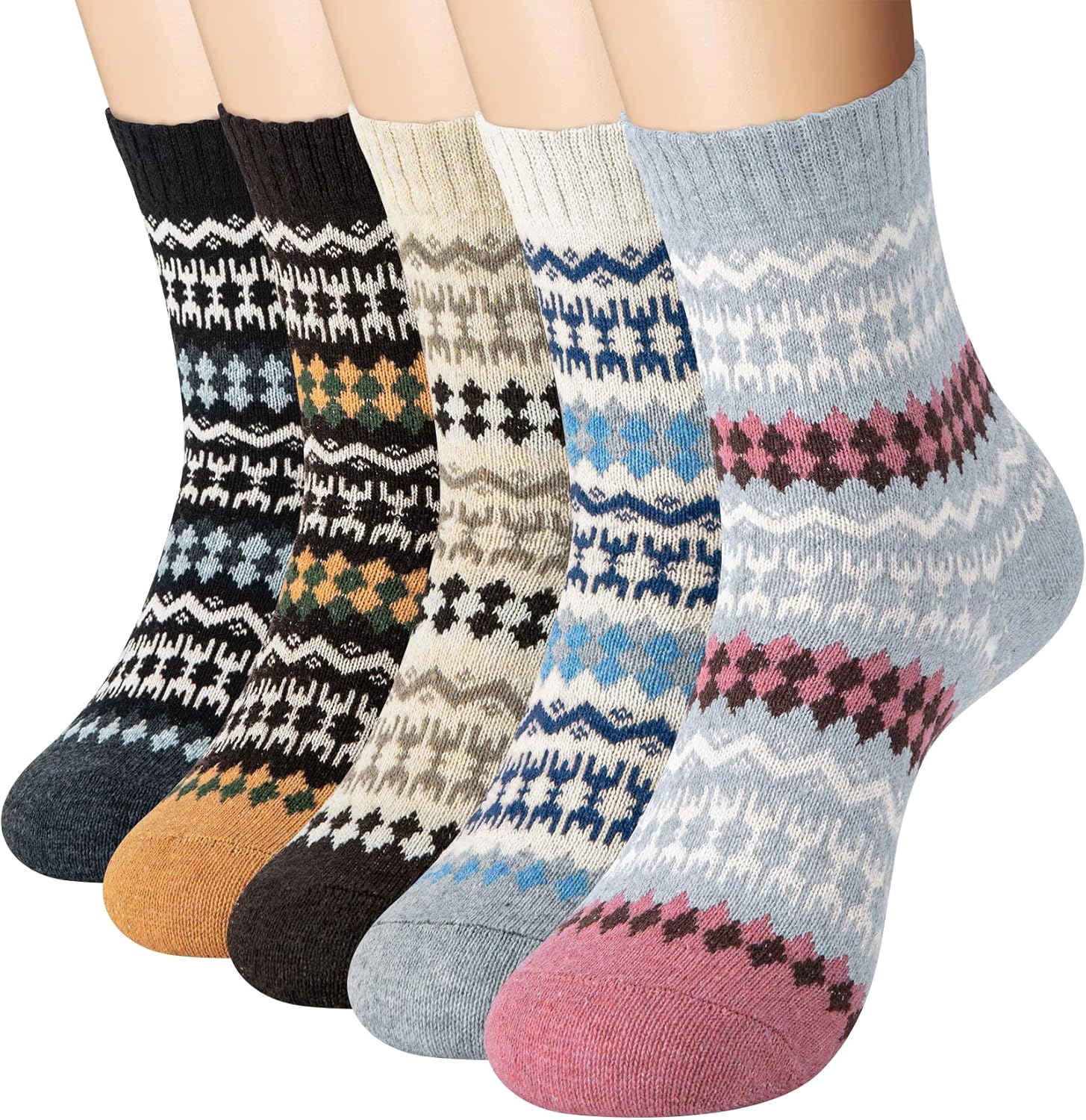 YSense Snug Thermal Socks, Special Winter Wool Socks for Women, High-Quality Bre...