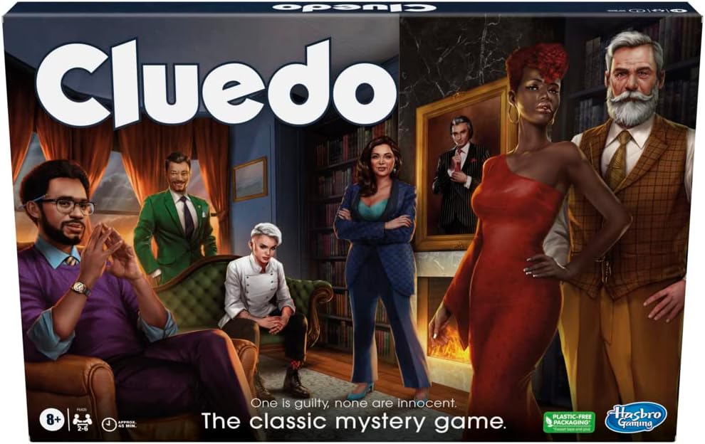 Hasbro Gaming Cluedo, Reimagined Classic for 2-6 P...