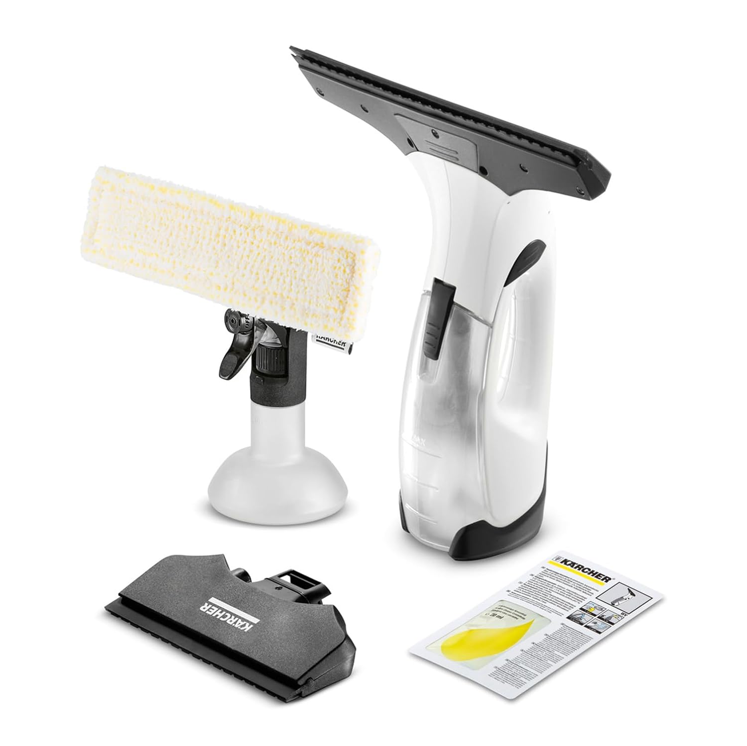 Kärcher Window Vac WV 2 Plus N, Battery Running Time: 35 min, LED Display for Ba...