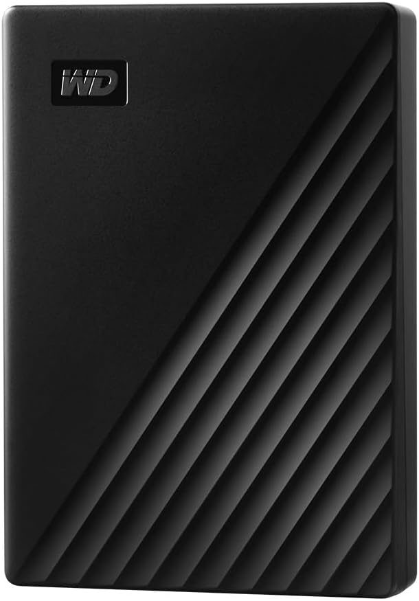 WD 5TB My Passport portable external storage, external hard drive, USB 3.0, port...