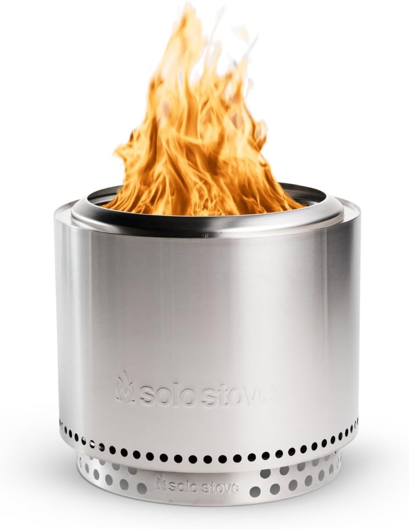 Solo Stove Bonfire with Stand | 19.5" Smokeless Fire Pit, Removable Ash Pan | Po...