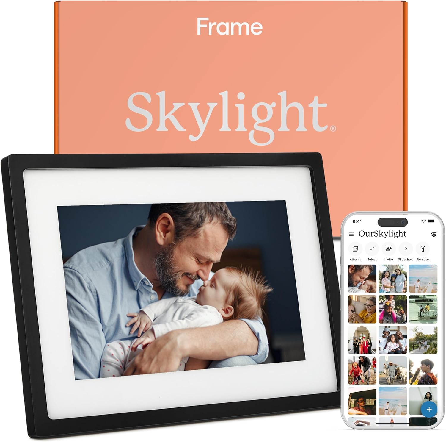 Skylight Frame – WiFi Digital Picture Frame Customer Support, Touch Screen Digit...