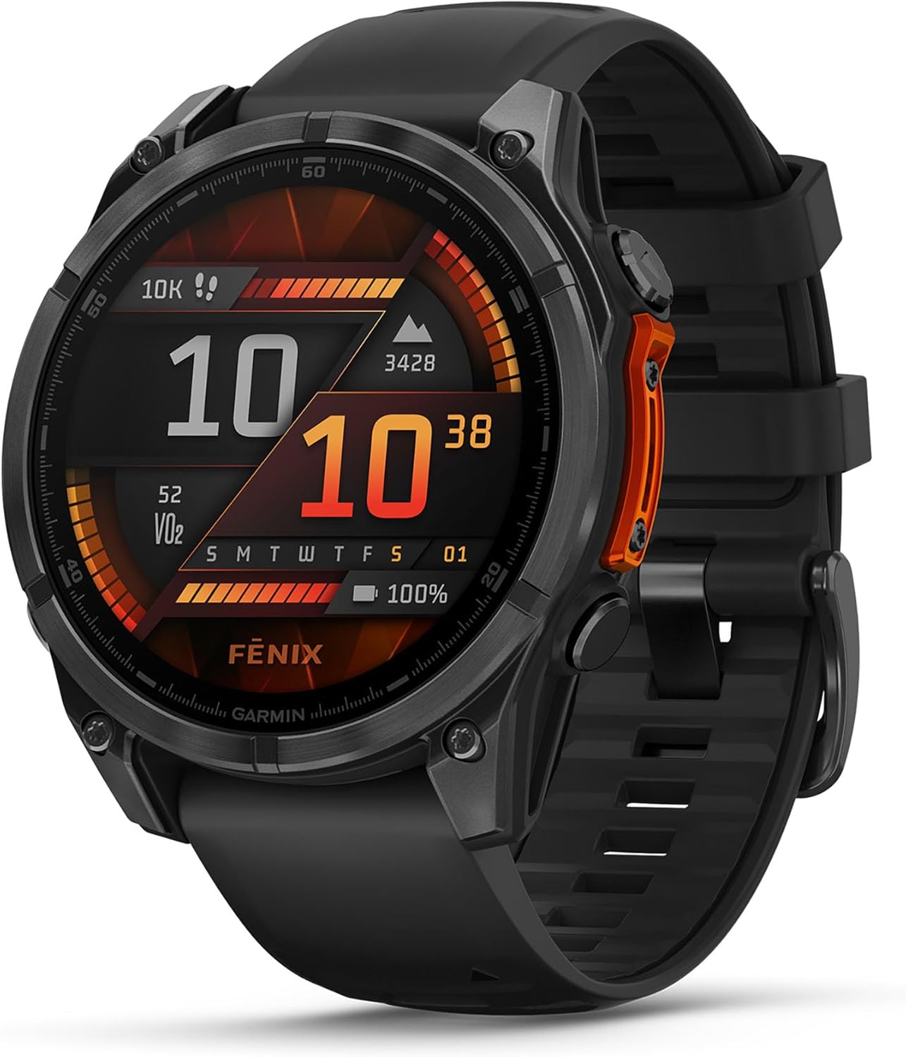Innovative Garmin fēnix 8 GPS, Premium Smartwatch with AMOLED Touchscreen, Speci...