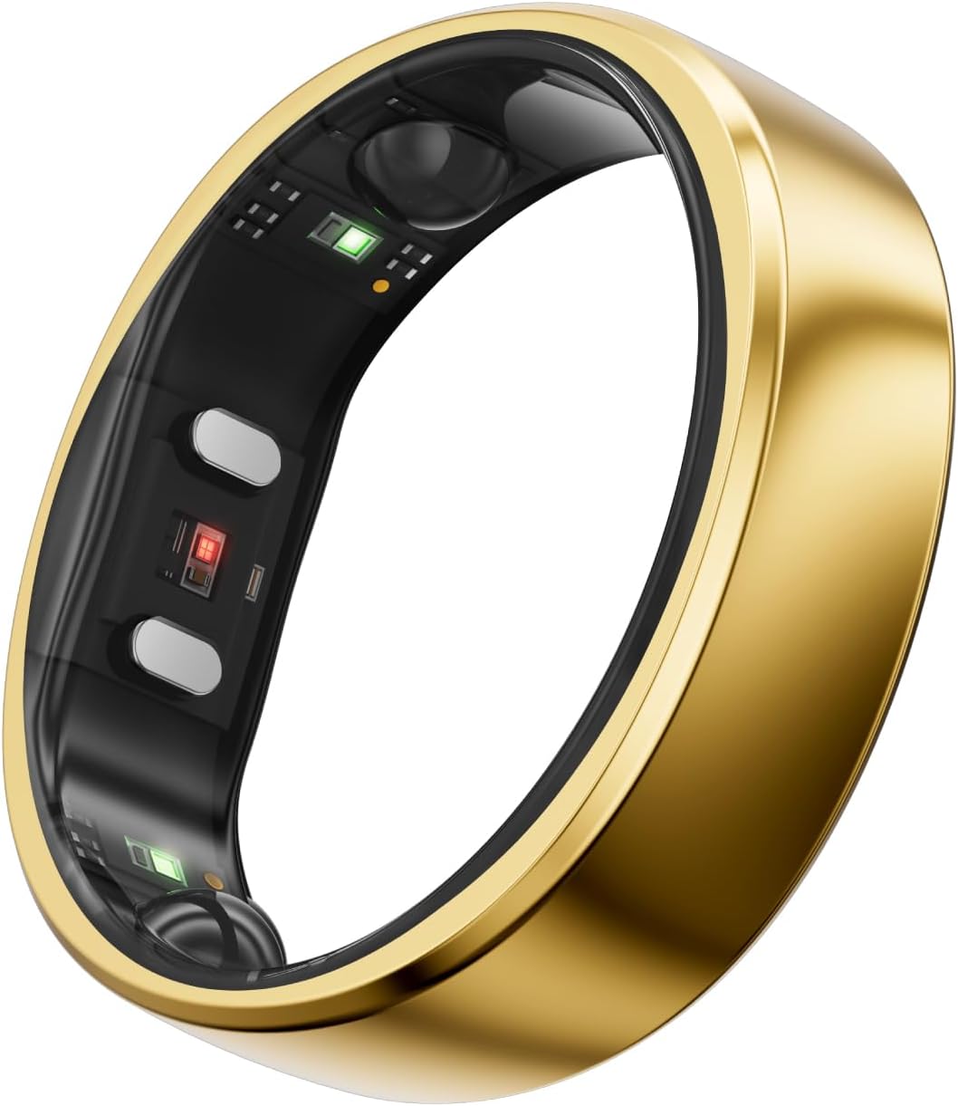 RingConn Gen 2, Smart Ring with Sleep Apnea Monitoring, 12-Day Battery Life, Str...