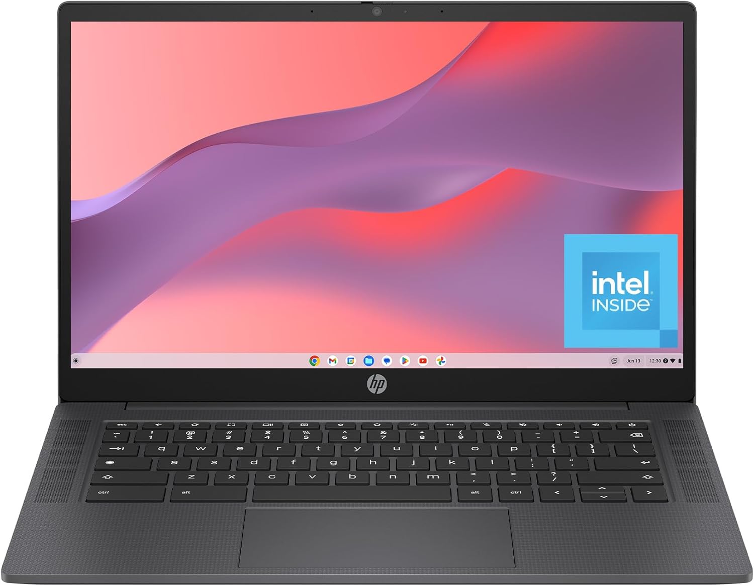 HP Chromebook 14 inch Laptop, HD Display, Intel Processor N100, 8 GB RAM, 128 GB...