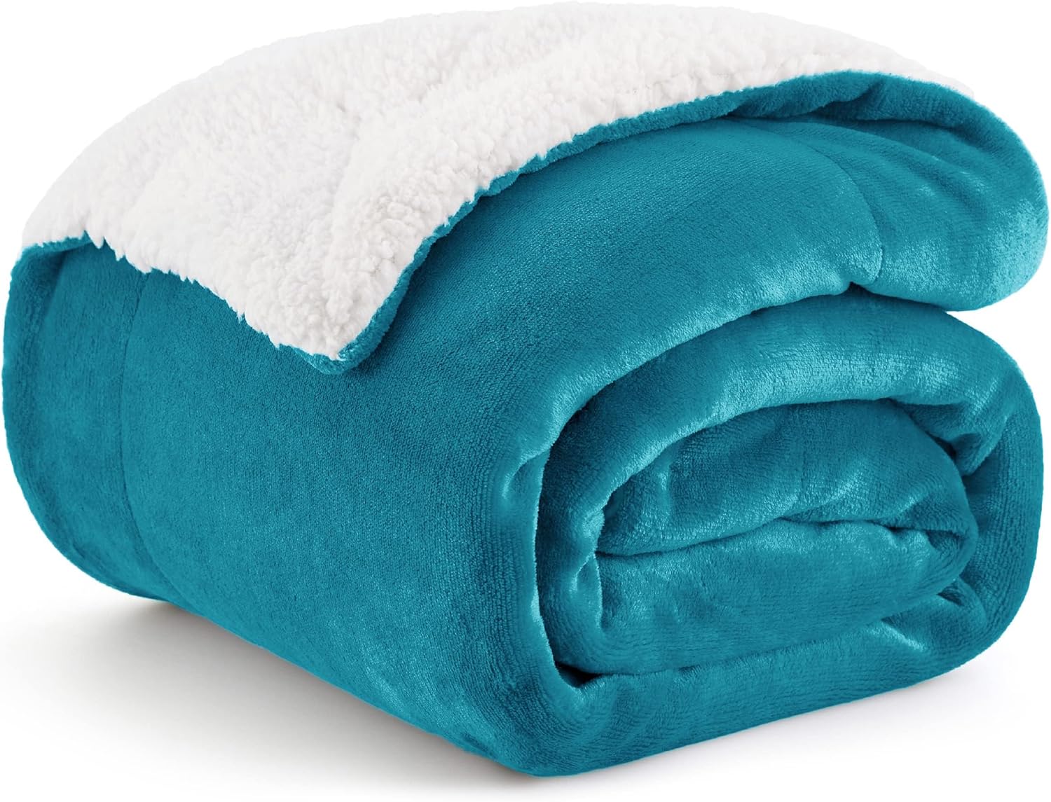 Bedsure Sherpa Fleece Throw Blanket, High-Quality Thick and Warm Blanket, Fluffy...