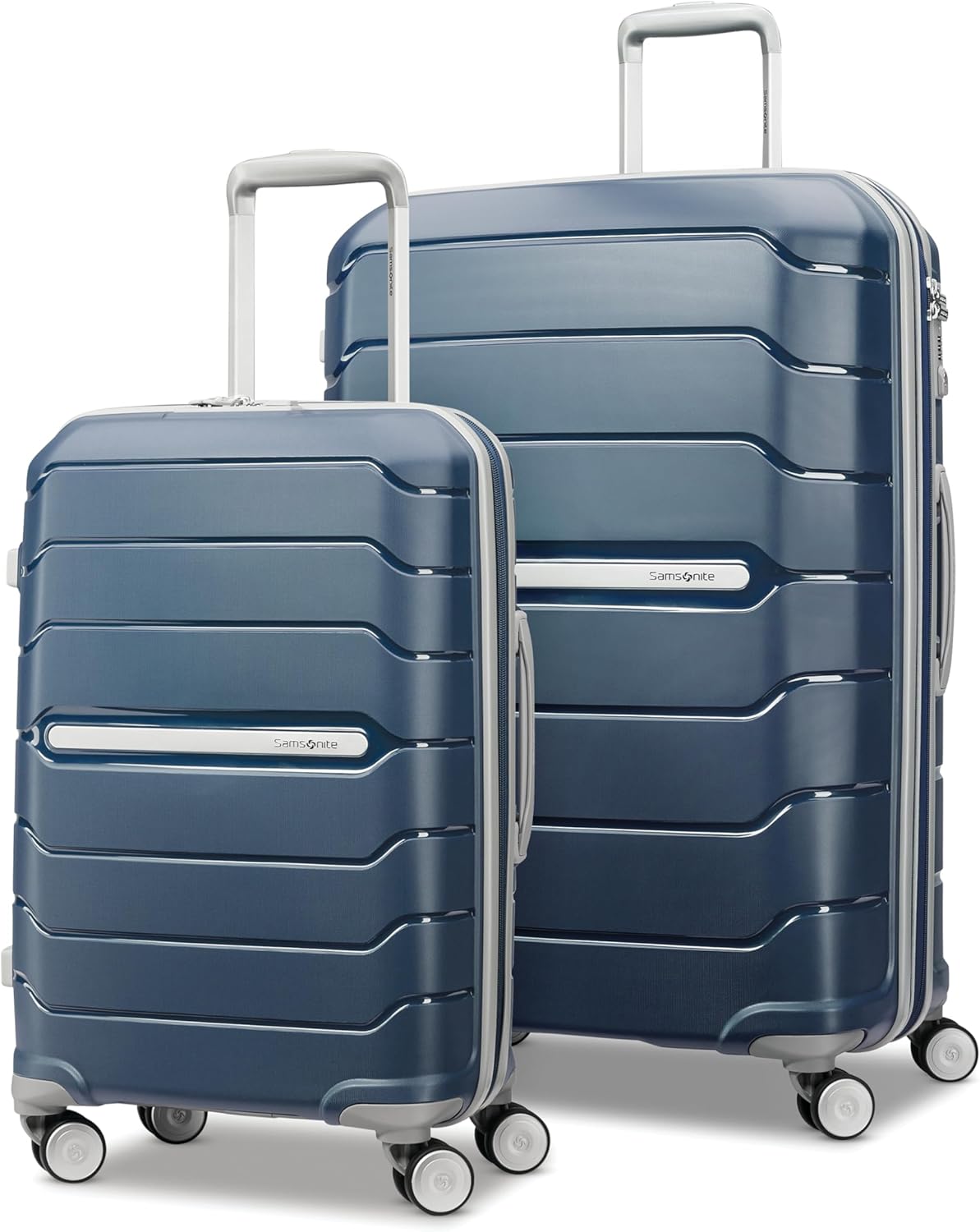 Samsonite Freeform 2-Piece Luggage Set - Carry-On & Large Checked Luggage with D...