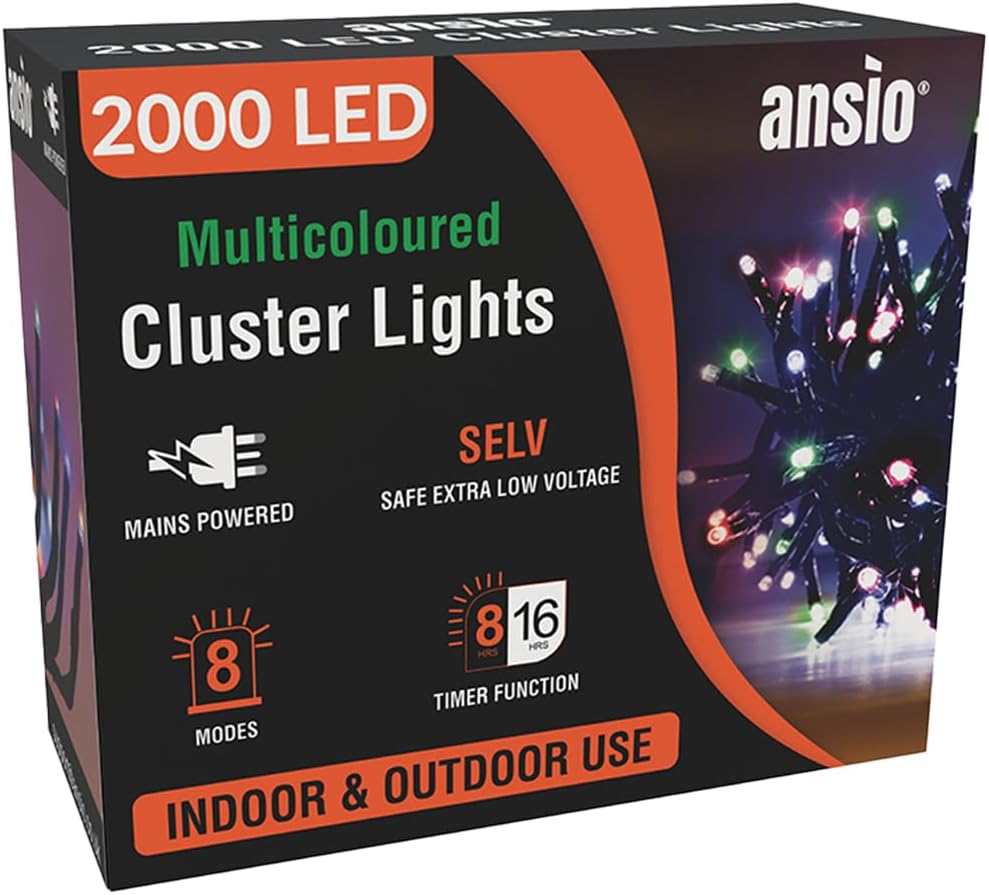 ANSIO® Christmas Lights, Special Christmas Tree Lights 2000 LED, High-Quality In...