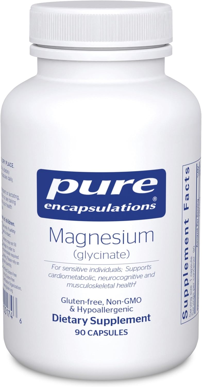 Pure Encapsulations Magnesium (Glycinate) - Supplement to Support Stress Relief,...
