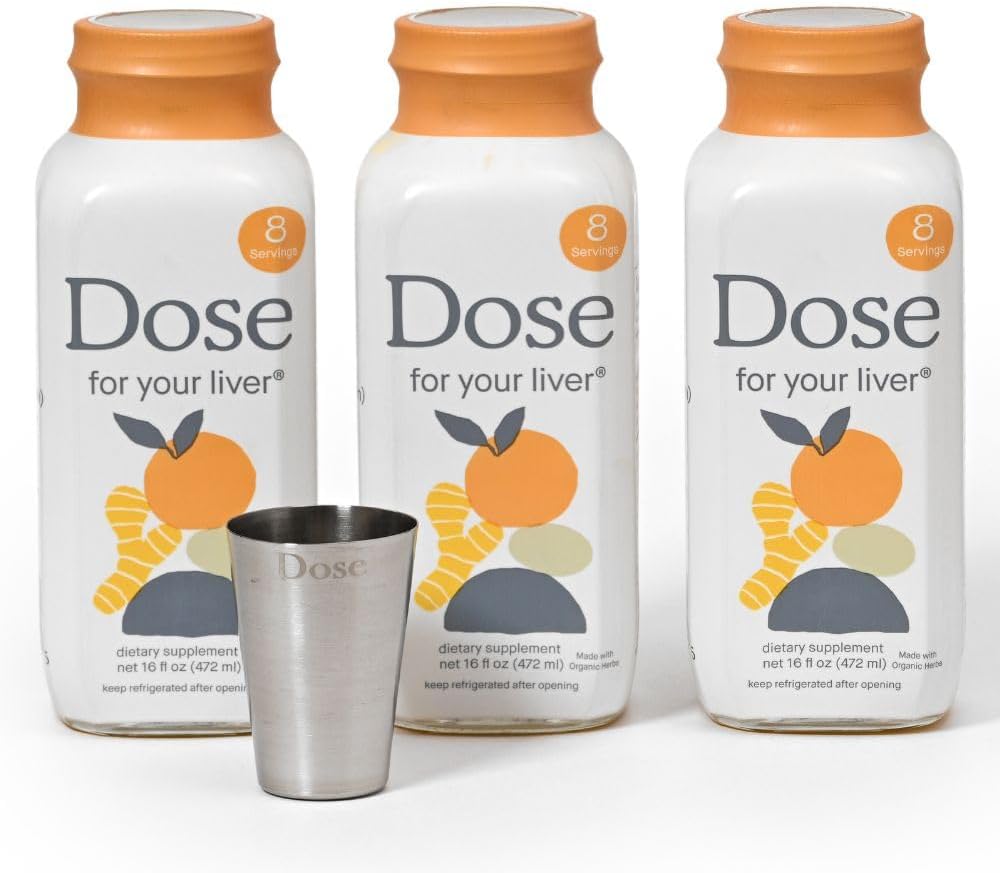 DOSE for Your Liver Cleanse Detox & Repair, Made with Organic Milk Thistle Suppl...