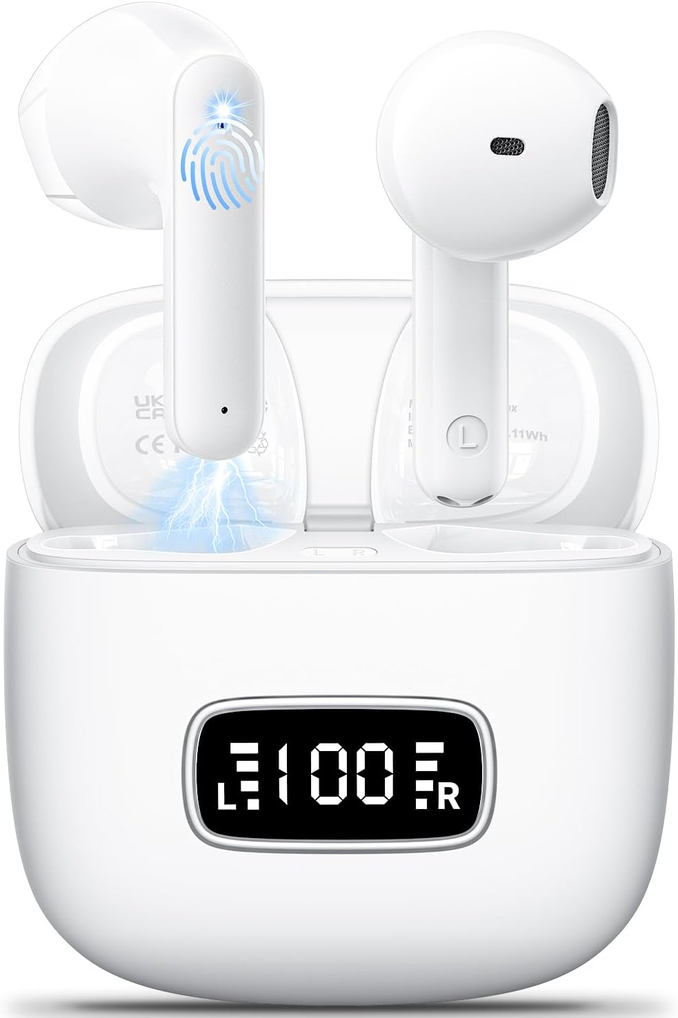 Wireless Earbuds Bluetooth 5.4,Long Battery Life Lightweight Earphones,Comfortab...